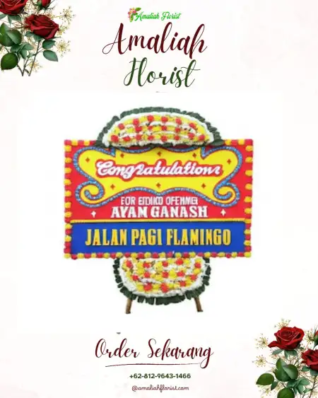 Sewa Papan Bunga Japah